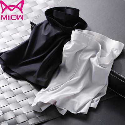 

Cat MiiOW 2 men&39s underwear ice silk ultra-thin sexy flat underwear men breathable U convex smooth&transparent seamless four corners underwear XL
