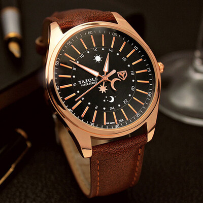 

YAZOLE Gold Wrist Watch Men 2017 Top Brand Luxury Famous Wristwatch Male Clock Quartz Watch Elegant Quartz-watch