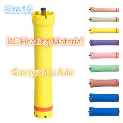 

2017 hot sale hair perm roller rod curler DC material water-proof 36V size 16