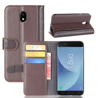 

GANGXUN Samsung Galaxy J5 2017 Case Genuine Leather Magnetic Flip Cover Kickstand Card Slot Wallet Coque for Samsung J530 Eurasion