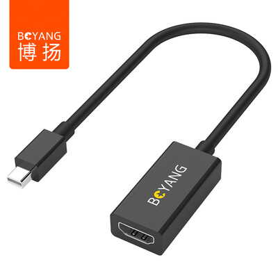 

Bo Yang (BOYANG) BY-06Z03 MiniDP to HDMI converter Mini Displayport кабель Apple MacBook Air Lightning интерфейс, чтобы взять телевизор черный
