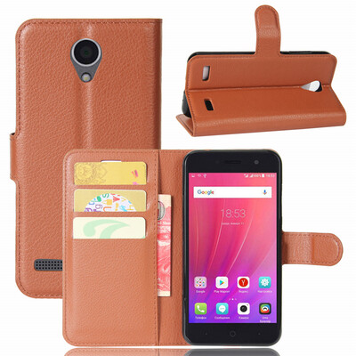 

GANGXUN ZTE Blade A520 Case PU Leather Magnetic Flip Wallet Card Cover for ZTE Blade A520