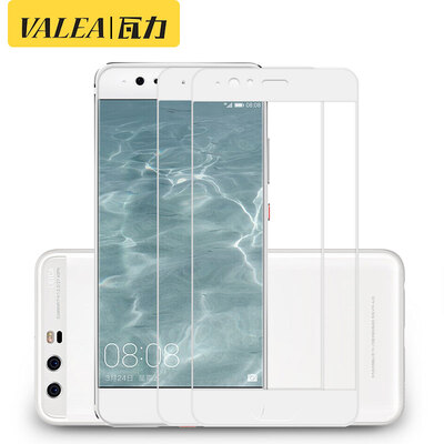 

[Две части] плитка (VALEA) Huawei P10 закаленная пленка Huawei p10 полноэкранная стальная пленка HD мобильный телефон защитная пленка белый 5,1 дюйма