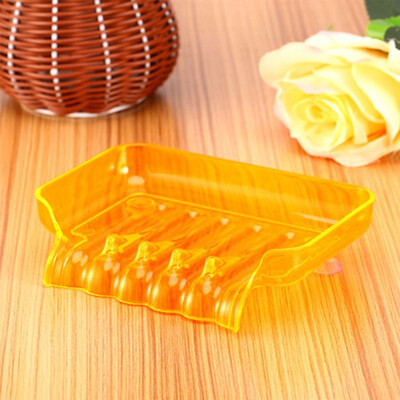 

Cntomlv Bathroom Waterfall Soap Dish Storage Plate Tray Holder Case Container Soap Shelf With Suckers
