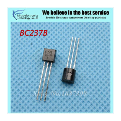 

50pcs free shipping BC237B BC237 TO-92 Bipolar Transistors - BJT NPN 45V 100mA new original