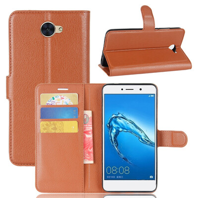 

GANGXUN Huawei Y7 Чехол из высококачественной кожи PU с флип-чехлом Kickstand Anti-shock Кошелек для Huawei Y7