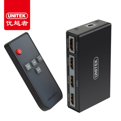

Улучшенный человек (UNITEK) Y-5312 HDMI переключатель 3 в три-HDMI компьютер, подключенный к три четкости телевизора 4K 3D видео усилитель с дистанционным управлением