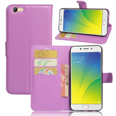 

GANGXUN OPPO F3 Чехол из высококачественной кожи PU с флип-чехлом Kickstand Anti-shock Кошелек для OPPO A77
