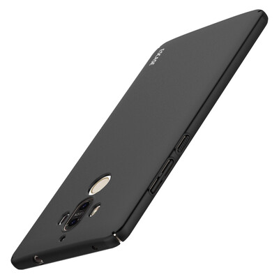 

ESCASE Huawei mate9 mobile phone shell Huawei mate9 mobile phone sets Huawei phone shell all-inclusive paint skin texture series hard shell skin feeling black