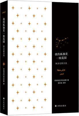 

我的孤独是一座花园：阿多尼斯诗选