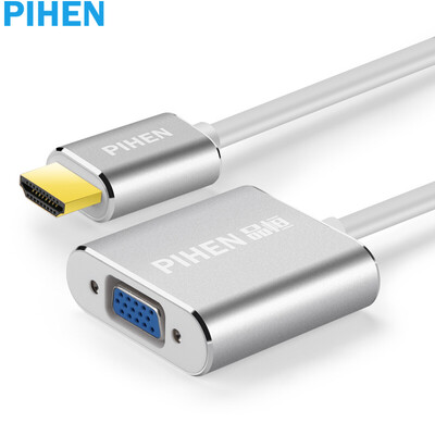 

(PIHEN) PH-ZHQ022 Кабель HDMI / VGA / адаптер HD аналоговый аналоговый компьютер / Huawei / просо и т. Д. TV 1 метр серебристый