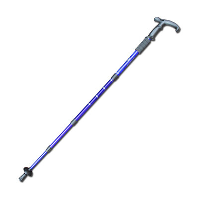 

Easy Tour Outdoor trekking pole Adjustable self-driving equipment Elderly crutches Outdoor mountaineering camping tools Red