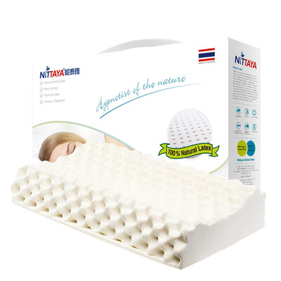 

Нитайте Я. (NITTAYA) Таиланд натурального латекса подушка шейного массаж подушка одиночной подушка подушка 12см резина