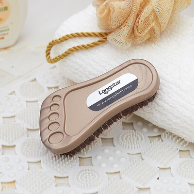 

LONGSTAR ankle type laundry brush dusting brush bed brush shoe brush soft hair toilet brush sanitary brush LQ-0012 brown