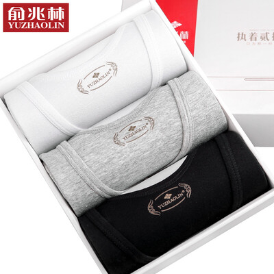 

YUZhAOLIN 3 loaded mens cotton vest Leisure sports male vest black white&grey three-color loaded