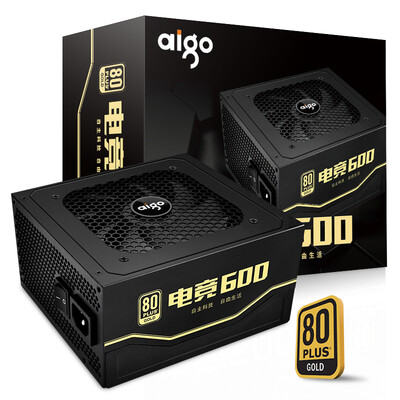 

Patriot aigo rated 600W gaming 600 desktop computer power supply full voltage gold full-day solid capacitor full bridge resonant circuit
