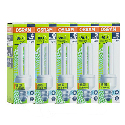 

[Jingdong супермаркет] Т3 OSRAM OSRAM стандарт экономии лампа дневного света 23W E27 (пять загружен)