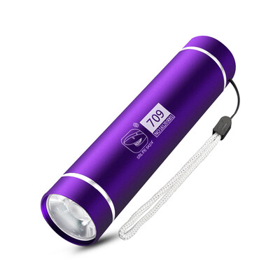 

Smile Shark 709 Purple Strong Light Карманный мини-фонарик Mini led outdoor portable small home