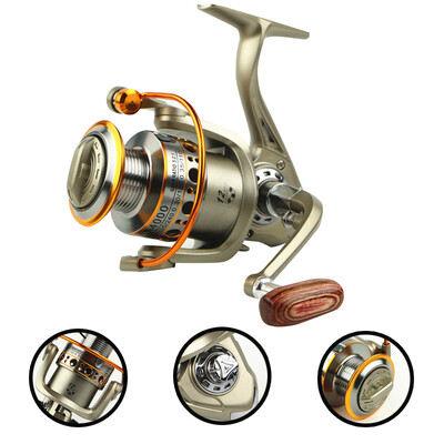 

2000-7000 12BB 5.5:1 Feeder Fishing Reel Metal Spinning Reels Carp Fishing Reels left and right hand swap