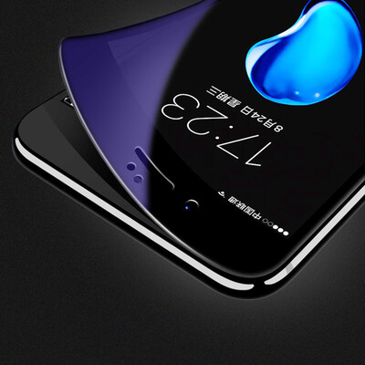 

[2] означает -3D полноэкранного анти-синий Smorss iphone7 / 6S / 6 Apple, 7Plus стальной мембраны пленка, нанесенная полноэкранное полный охват мобильного телефона 6 / 6S [Black]