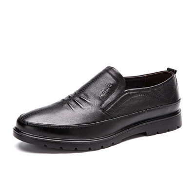 

Aokang Aokang Men&39s Leather Shoes Foot Leisure Business Shoes 165211062 Black 42 yards