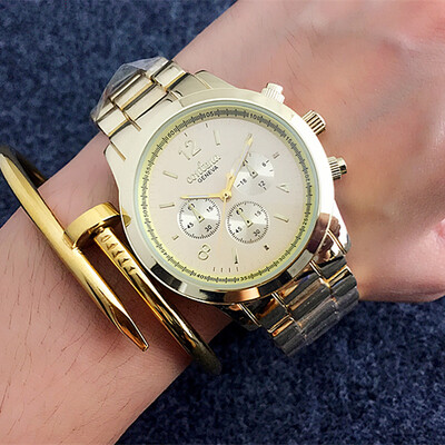 

Luxury Design Women Watch CONTENA Elegant Ladies Quartz Watch 3 Dial Decoration Simple Style Wristwatch
