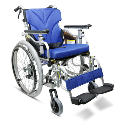 

Japan Kawamura wheelchair multifunctional aluminum folding manual wheelchair elderly walker KZM-22-45