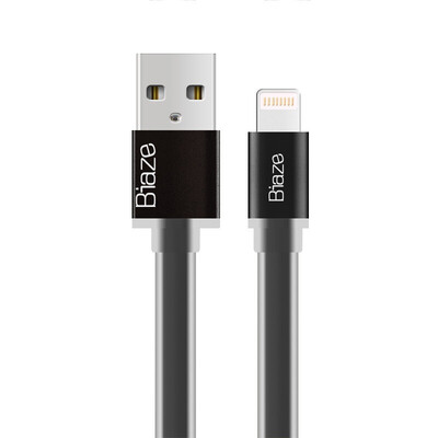 

BIAZE Apple 8/7/6 Кабель для передачи данных 1m Черный телефон Зарядное устройство Шнур питания iPhone5 / 6s / 7 Plus / 8 / X / Новый iPad Air Mini2 / 3/4