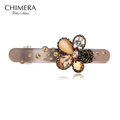 

CHIMERA Hair Accessories Hair Accessories Spring Flowers Flowers Hair Curlers Top Clip Spring Clip Brown Brown