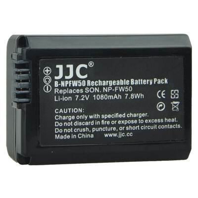 

батарея камеры JJC В-NPFW50 подставляя NPFW50 применимое Sony Micro одного A7II A7R A7S A6500 A6300 A6000 A5100 NEX-5 6 7 прилагается водонепроницаемый корпус батареи