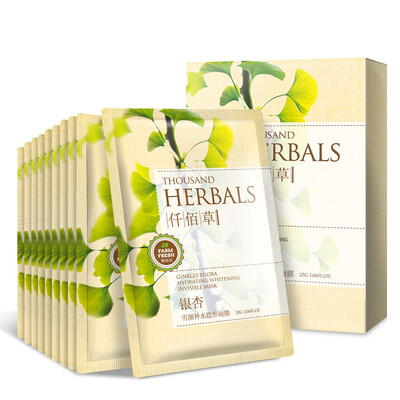 

Киан Бай травы ТЫСЯЧА HERBALS гинкго снег маска для лица пополнения