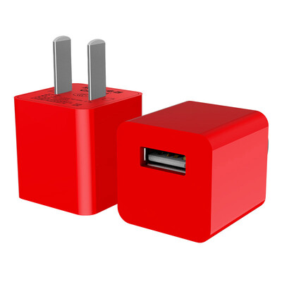 

Capshi 5V / 1A зарядное устройство для мобильного телефона (сертификация 3C) USB-адаптер питания DC5102 Китайский красный для Apple Samsung просо Huawei Meizu