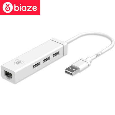 

BIAZE USB 2.0 разветвитель проводной локальной сети Fast Ethernet конвертер порт USB в кабель RJ45 интерфейс Apple Mac проса подсеть порт доступа к картриджам преобразователя U-ZH5-PC