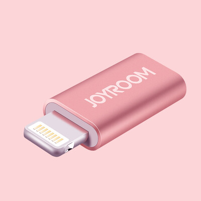 

Машина Music Hall Micro USB Adapter компании Apple Lightning адаптер Apple, превратить телефонные данные / зарядный кабель преобразователя головка из розового золота