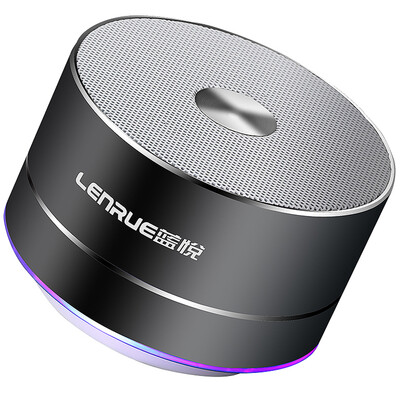 

Blue Yue LEnRuE A2 wireless Bluetooth speakers portable card audio subwoofer phone audio mini computer speakers space gray high with version 1000mAh battery