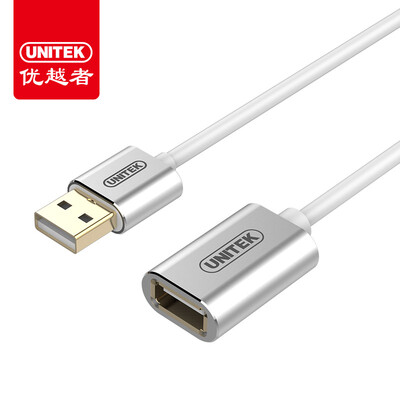 

Advantages (UNITEK) usb2.0 extension line male to female 1.5 meters extension line usb line male to female data cable computer mouse keyboard U disk extension line silver Y-C449FSL