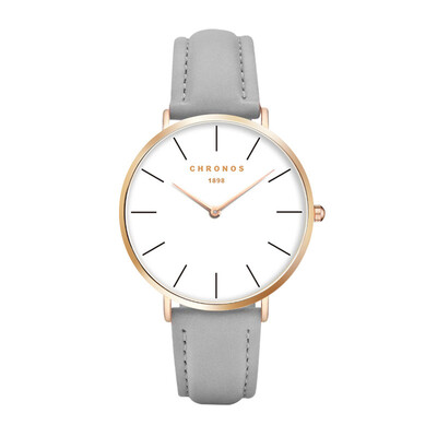 

Роскошные мужские часы CHRONOS Unisex Wristwatch Top Brand Rose Gold Мужские кварцевые часы Женские наручные часы Мужские женские часы 2017