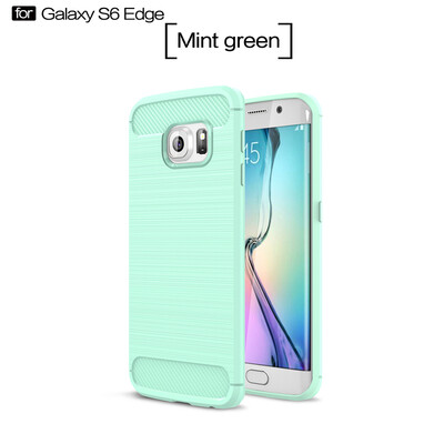 

GANGXUN Samsung Galaxy S6 Edge Case Anti-Slippery Устойчивая к царапинам легкая мягкая задняя крышка из кремния для галактики S6 E
