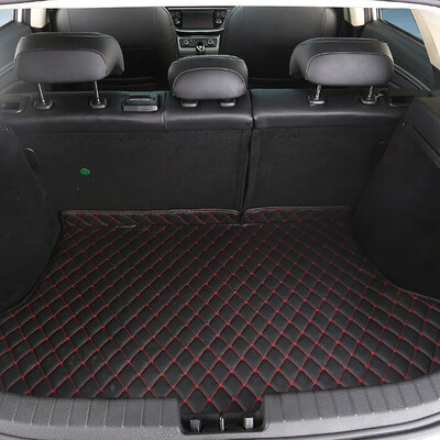 

Huashi Geely Emgrand GS trunk mat 2016 Emgrand GS car leather trunk mat Emgrand gs tail box mat modified Emgrand gs dedicated sports black 1 piece set