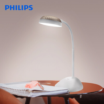 

Philips (PHILIPS) Светодиодная настольная лампа Крытый кабинет прикроватная лампа шампанское золото веселье 4.6W 4000K 66027