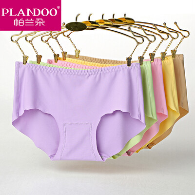 

Jingdong Supermarket Ms Palando underwear women&39s seamless underwear a piece of ice silk briefs three-dimensional 3D seamless cotton viscose blended shorts 0528 four gift box uniform