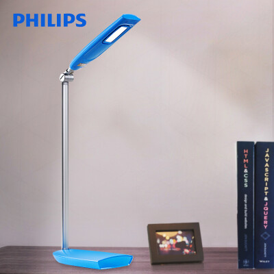 

Philips (PHILIPS) хрустальный парус светодиодная настольная лампа третья передача сенсорный димминг синяя работа обучение спальня прикроватная лампа
