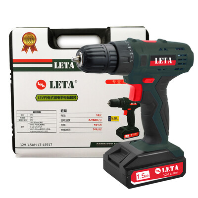 

Leta Lithium Drill Tool Set Household Rechargeable Hammer Impact Drill Multi-Function Power Tools 16V LT-LE951