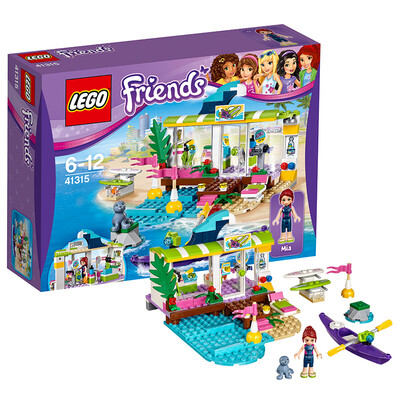 

Lego друзей Series 6 до 12 лет сердце Лейк-Сити Surf Shop 41315 LEGO детские строительные блоки игрушки