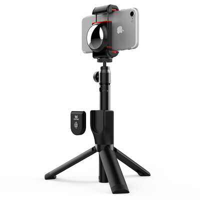 

ESCASE self-timer ZPG-02 multi-function tripod mirror self-timer artifact self-timer pearl white