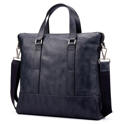 

Goldlion (Goldlion) briefcase fashion casual handbag cross men's business package MB645401-22505 blue black