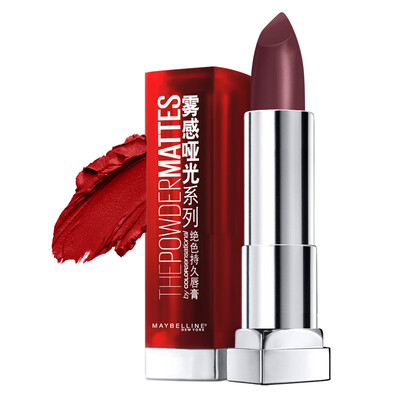 

Maybelline (MAYBELLINE) ошеломляющее чувство Помады из тумана матовой серии R11PM 3,9 г (Chen Weiting устья красных дьяволов старой и новой упаковки)