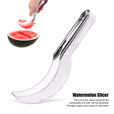 

Cntomlv 2082628CM Stainless Steel Watermelon Slicer Cutter Knife Corer Fruit Vegetable Tools Kitchen Gadgets