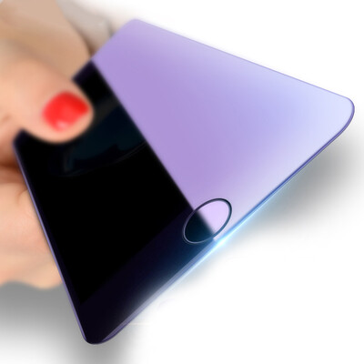 

[2 шт. - полноэкранный анти-Blu-ray] товар Hyun iphone7 Plus закаленная пленка Apple 7 Plus анти-синий полный охват защитной пленки мобильного телефона взрывозащищенный анти-отпечаток черный