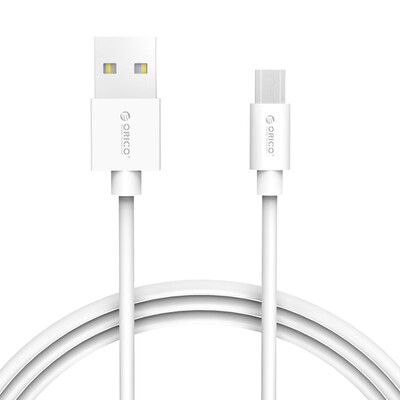 

Austrian ORICO ADC-05 Micro USB Andrews mobile phone charging cable 3A load core support oppo Huawei millet Samsung 05 m white